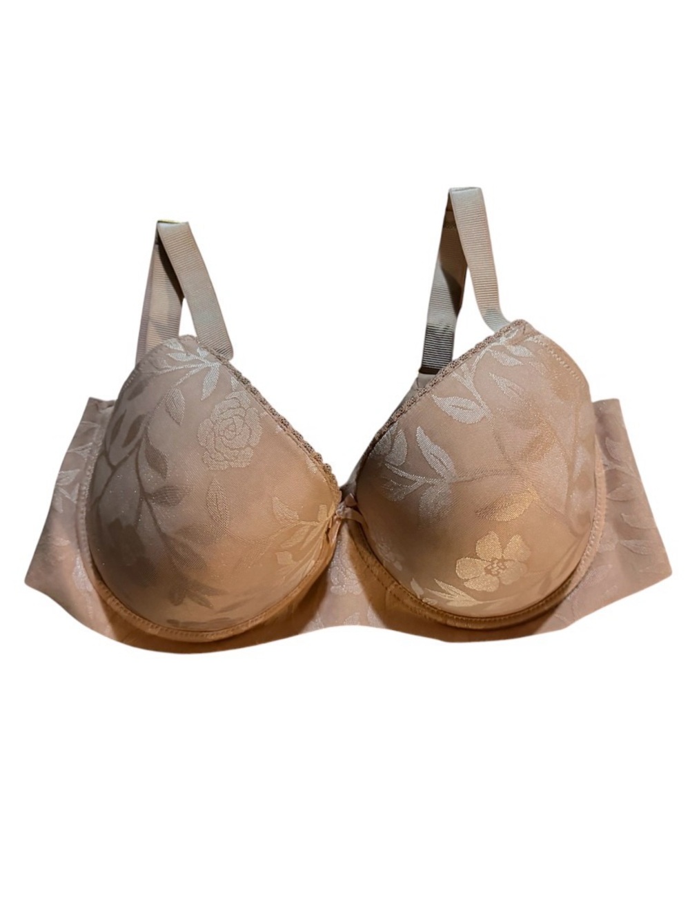 Women’s Seamless Pink Floral T-Shirt Bra